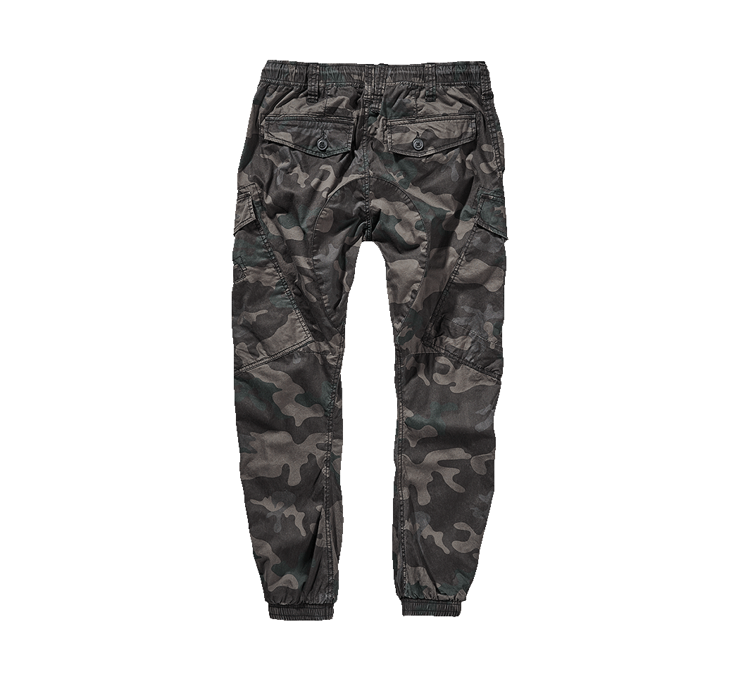 Pantalon Brandit Ray Vintage coton léger assise renforcée six poches et bas resserrés