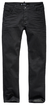 Jean Brandit Mason Denim brut coton-polyester coupe droite quatre poches braguette boutonnée