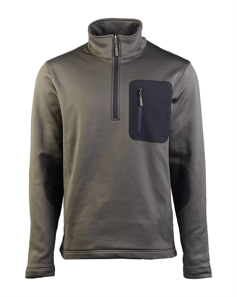 Sweat polaire Mil-Tec stretch zippé avec renforts aux coudes et à la poitrine