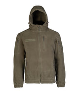 Veste polaire Mil-Tec Gen.II Fleece 380 g/m² avec capuche et renforts coudes polyester