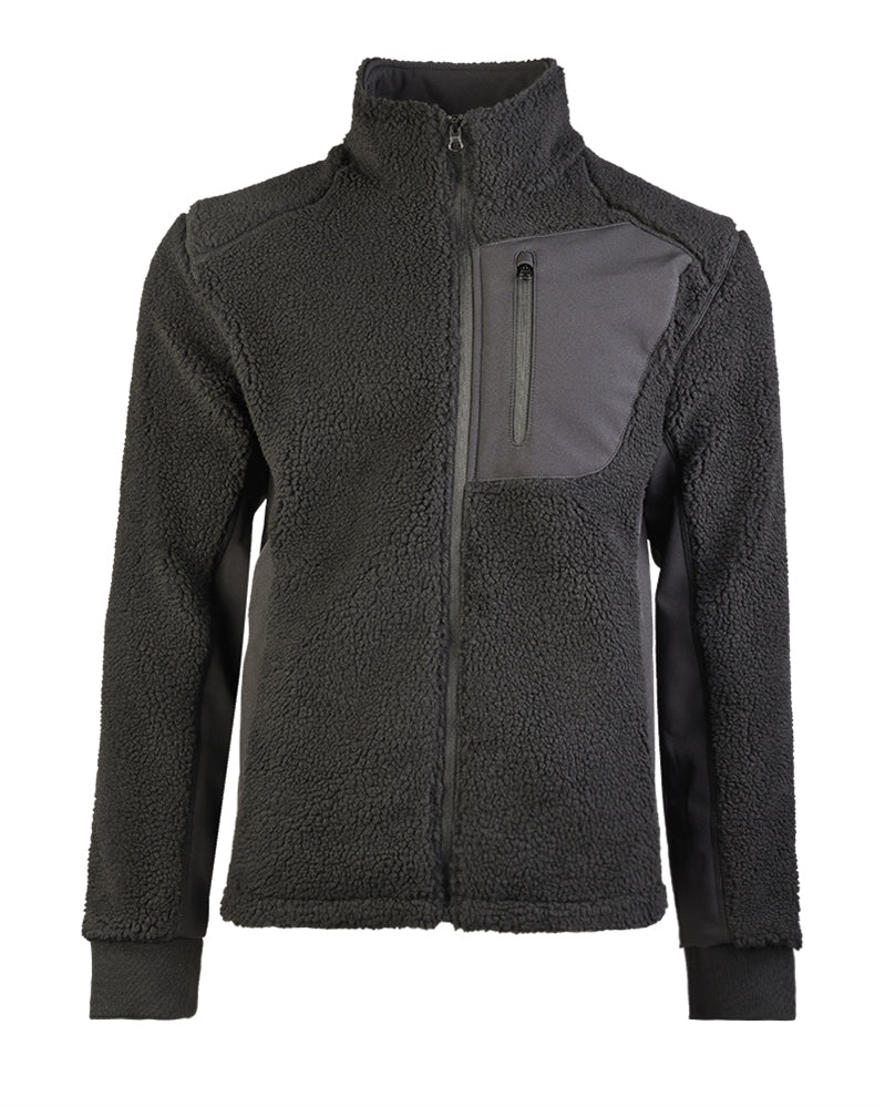Veste polaire Sherpa Mil-Tec Bearforce avec inserts softshell latéraux