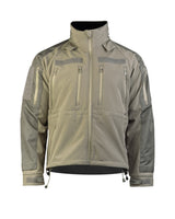Veste softshell Mil-Tec Tactical Plus laminé trois couches colonne 8000 mm avec boucles pouces et compartiments protection