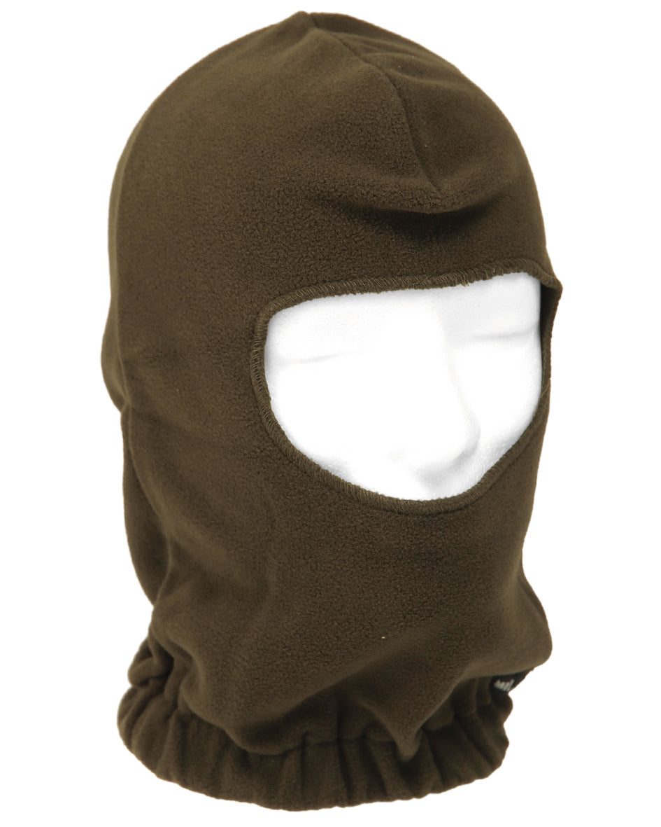 Cagoule Mil-Tec en microfibre polaire 100 % polyester avec élastique de maintien au cou