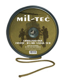Corde Commando Mil-Tec en nylon 7 mm touret de 50 m charge annoncée 300 kg