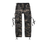 Pantalon Brandit M65 coupe femme en coton ample avec sangles de taille et plis aux genoux