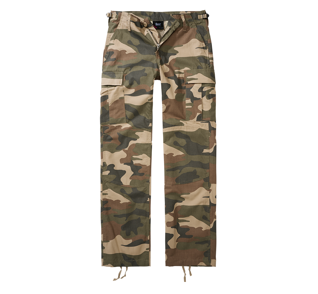 Pantalon Brandit BDU coupe femme en coton ripstop déperlant genoux et assise renforcés