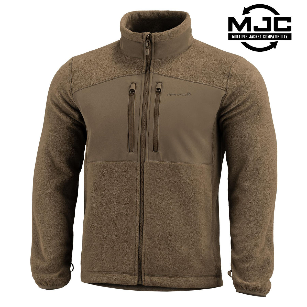 Veste polaire Pentagon Ajax 2.5 en polyester haut volume 385 g/m² coutures plates