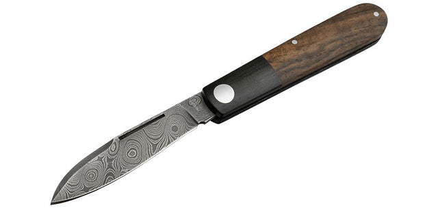Couteau pliant Boker Barlow Prime Tirpitz-Damascus acier Damas lame 69 mm