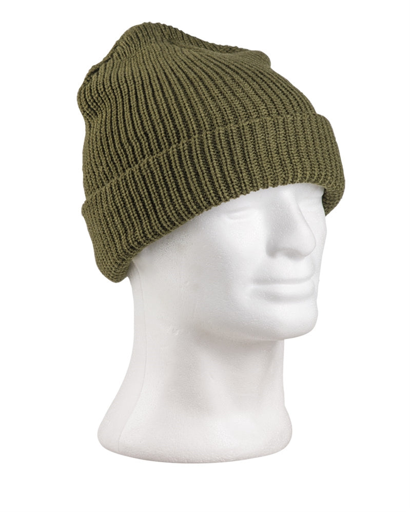 Bonnet tricot Mil-Tec en polyacrylique grammage intermédiaire à revers