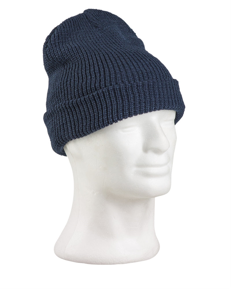 Bonnet tricot Mil-Tec en polyacrylique grammage intermédiaire à revers