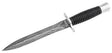Dague Boker Acht-Acht Flak Damast acier Damas lame 183 mm fil lisse