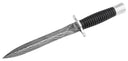 Dague Boker Acht-Acht Flak Damast acier Damas lame 183 mm fil lisse