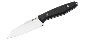 Couteau à lame fixe Boker Daily Knives AK1 Reverse Tanto CF acier MagnaCut lame 79 mm