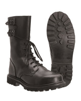 Chaussures de combat Mil-Tec BMJA65 en cuir avec 2 boucles et 6 œillets