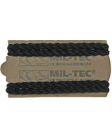 Élastiques de pantalon type US Mil-Tec en polyester à crochets acier en S, lot de 2 paires