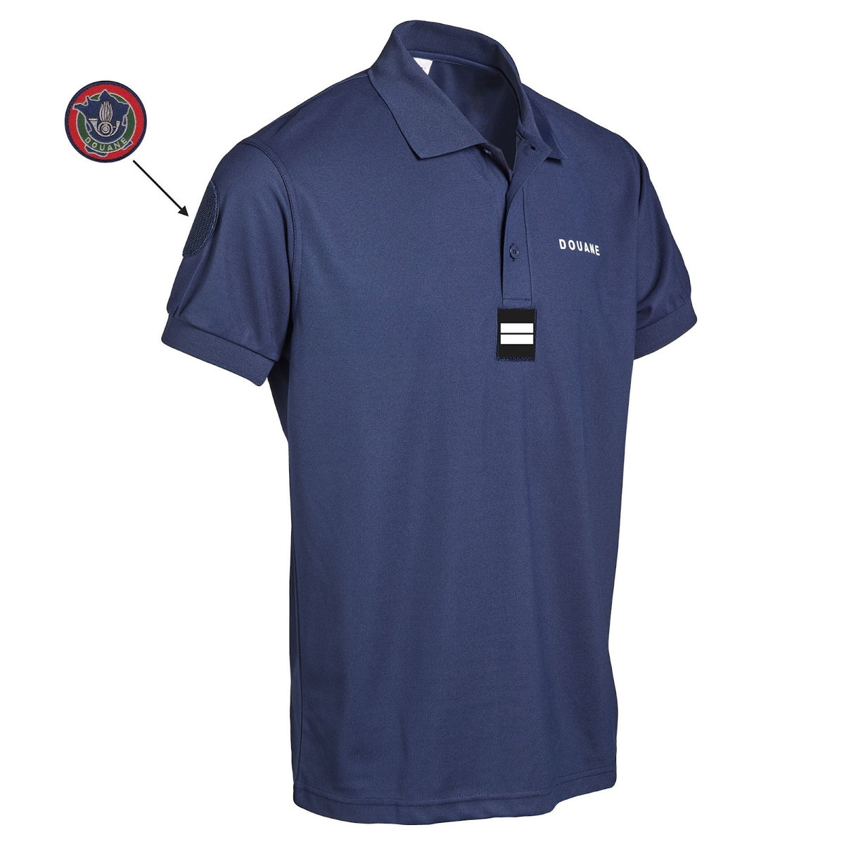 Polo Douane Patrol Equipement manches courtes Cooldry maille piquée 180 g/m²