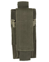 Porte-chargeur simple Mil-Tec pour pistolet polyester PVC compatible MOLLE avec hauteur réglable