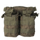 Porte-chargeur double Mil-Tec Open Top pour M4 polyester Oxford PVC compatible MOLLE avec sandow