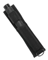 Matraque télescopique Mil-Tec acier au carbone 16 / 41 cm poignée TPE avec étui nylon