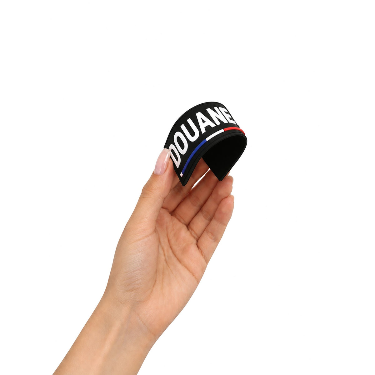 Bandeau d'identification Patrol Equipement Douane en rubber souple deux dimensions