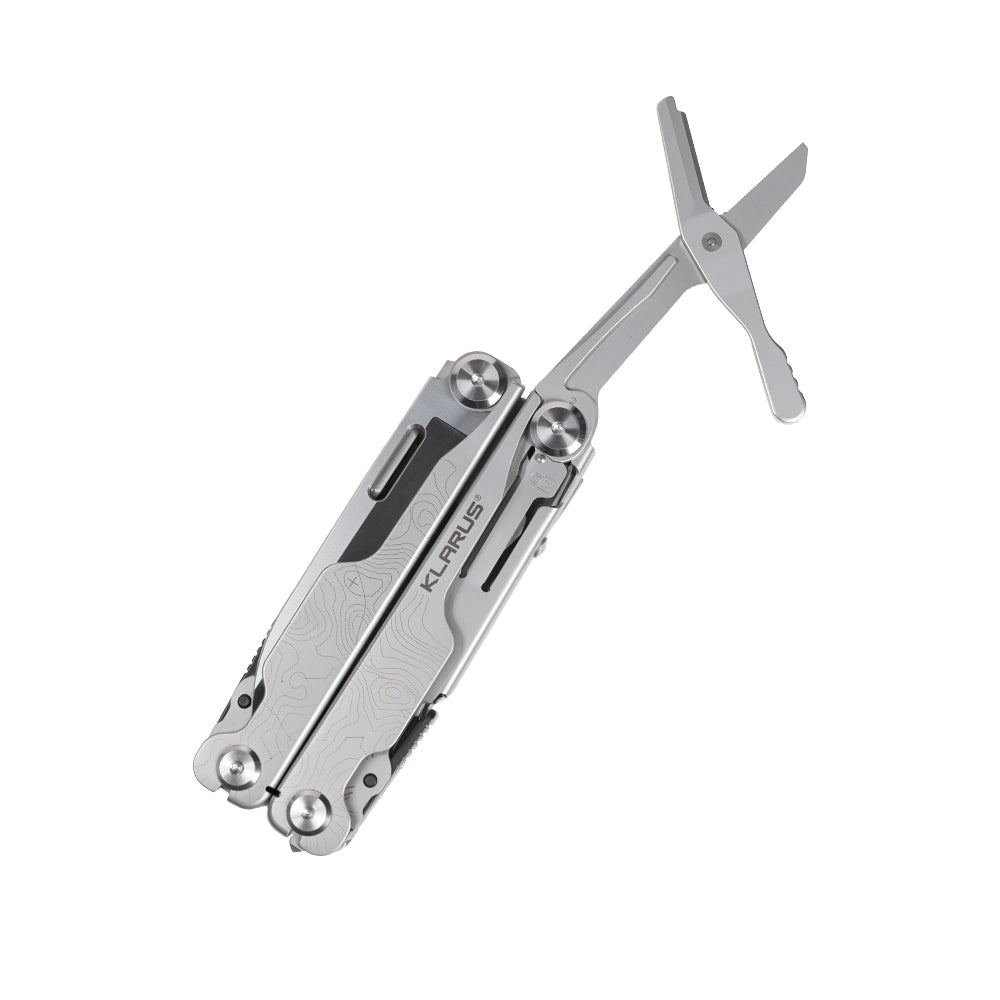 Pince multifonctions Klarus MT07 20 outils 280 g (sans étui) en acier inoxydable 50Cr15MoV