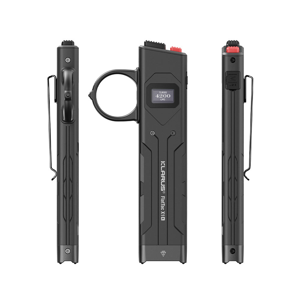 Lampe torche Klarus X1-K 4 200 lumens portée 230 m IPX6 en alliage d'aluminium de qualité