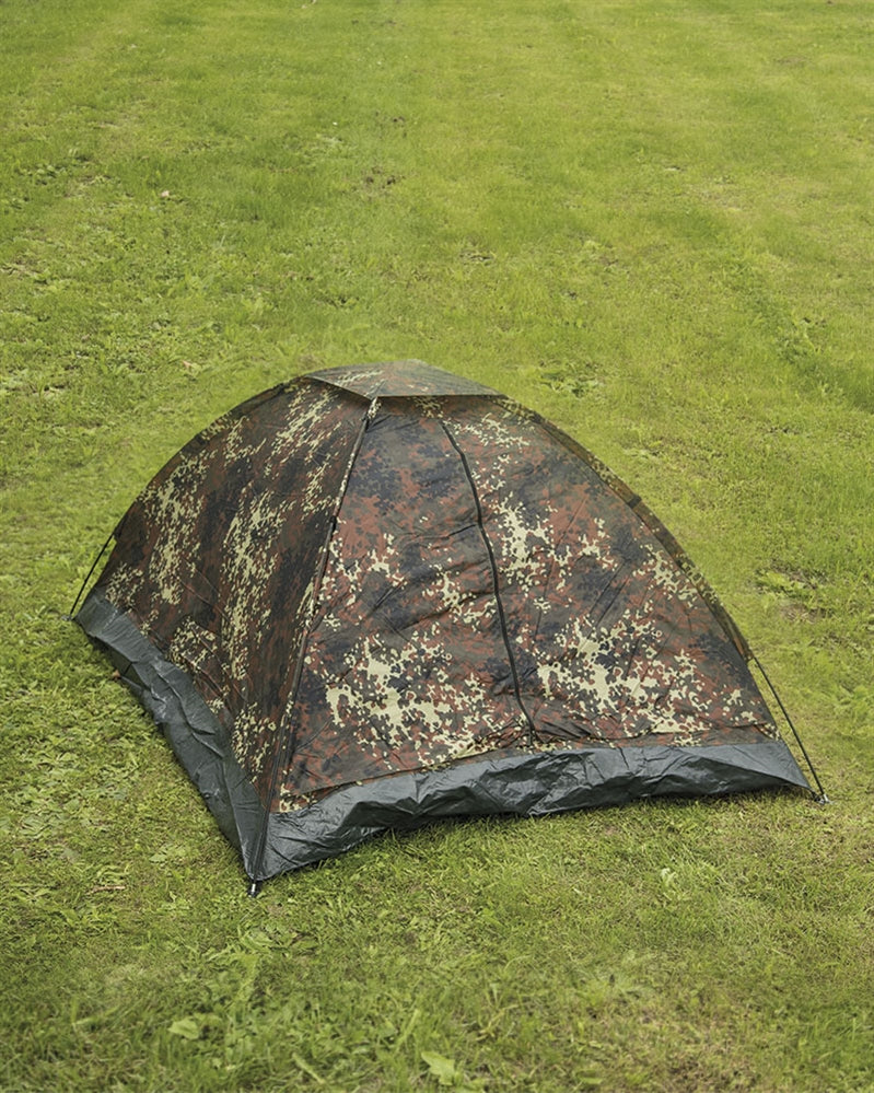 Tente dôme Mil-Tec Igloo Standard 3 places polyester enduit PU 210 × 210 × 130 cm 2 245 g