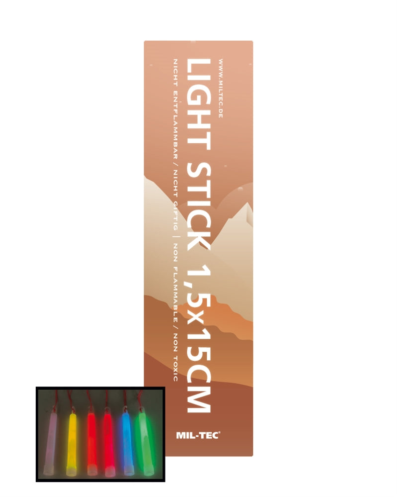 Bâton lumineux Mil-Tec 15 cm 8H