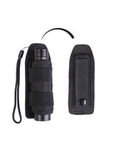 Porte-lampe torche MOLLE Mil-Tec en polyester enduit PVC à inserts élastiques