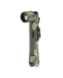 Lampe torche coudée à LED type US Mil-Tec 17 cm sur 2 piles C avec quatre filtres