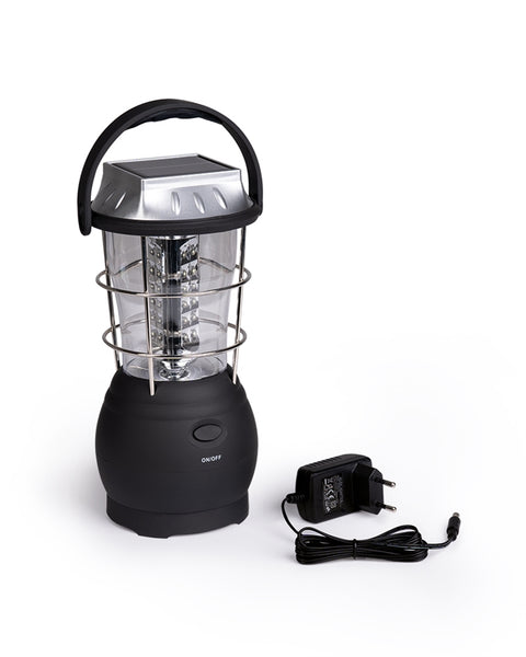 Lanterne Mil-Tec 3-Way 100 lumens 36 LED rechargeable secteur, solaire ou manivelle