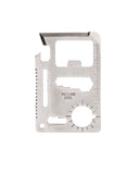 Outil multifonctions Mil-Tec carte de survie 11 fonctions en acier inoxydable avec housse