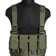 Gilet Chest Rig Mil-Tec en polyester enduit PVC 4 poches chargeurs et 2 poches pistolet