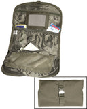 Trousse de toilette Mil-Tec Classic en polyester PVC à suspendre avec multiples compartiments d'organisation