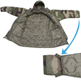 Doublure matelassée OPEX pour veste Guérilla polyester deux poches et aération sous les bras