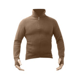 Veste chaude Artica Trek laine Mérinos 400 g/m² col montant à glissière dos allongé