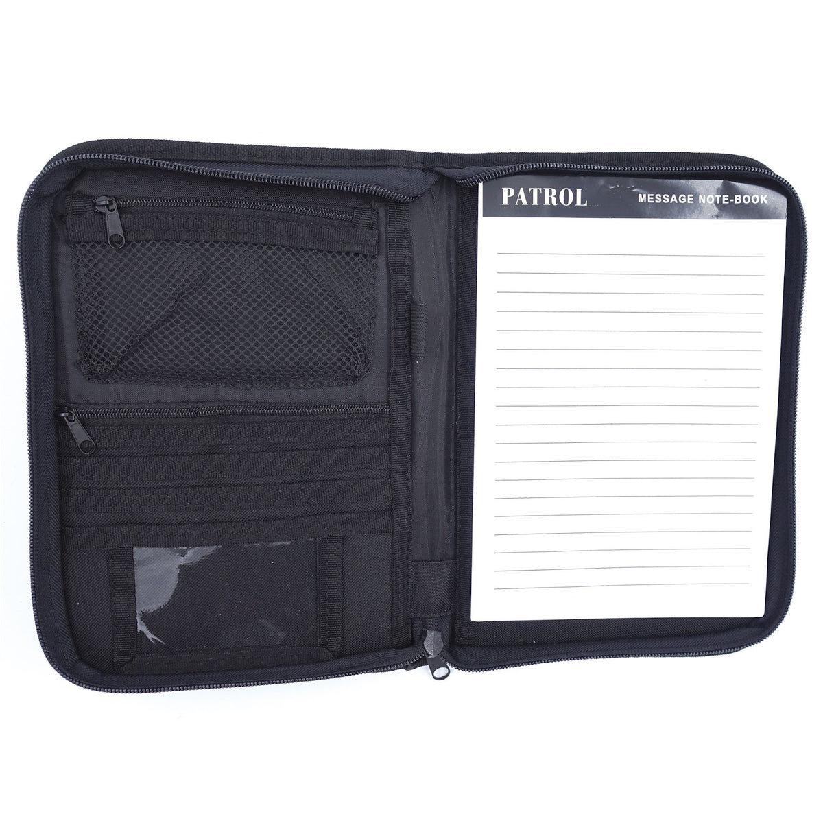 Pochette porte-documents OPEX A5 polyester à glissière avec bloc-notes fourni