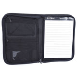 Pochette porte-documents OPEX A5 polyester à glissière avec bloc-notes fourni