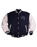Blouson Mil-Tec NY Baseball ouaté 200 g/m² avec manches en similicuir et bords-côtes