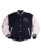 Blouson Mil-Tec NY Baseball ouaté 200 g/m² avec manches en similicuir et bords-côtes