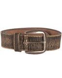 Ceinture Mil-Tec en cuir de bovin enduit polyuréthane largeur 4 cm à boucle en zinc