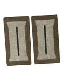 Pattes de manche des forces terrestres est-allemandes, troupe, lot de quatre