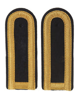 Pattes d'épaule de la marine est-allemande, grade de Meister, stock ancien