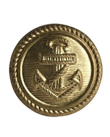 Bouton de patte d'épaule de la marine est-allemande en aluminium, 16 mm