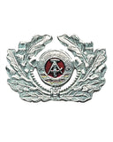 Couronne de casquette de soldat des forces terrestres est-allemandes