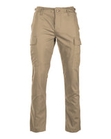 Pantalon de combat type BDU Teesar en coton ripstop 220 g/m², coupe étroite