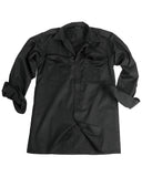 Chemise de service Mil-Tec manches longues en twill polycoton à pattes d'épaule amovibles