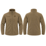 Veste polaire Fitté polyester 390 g/m² porte-nom et porte-grade auto-agrippants