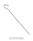 Piquet de tente Mil-Tec en acier 24 cm avec œillet de tête pour bivouac et poste fixe