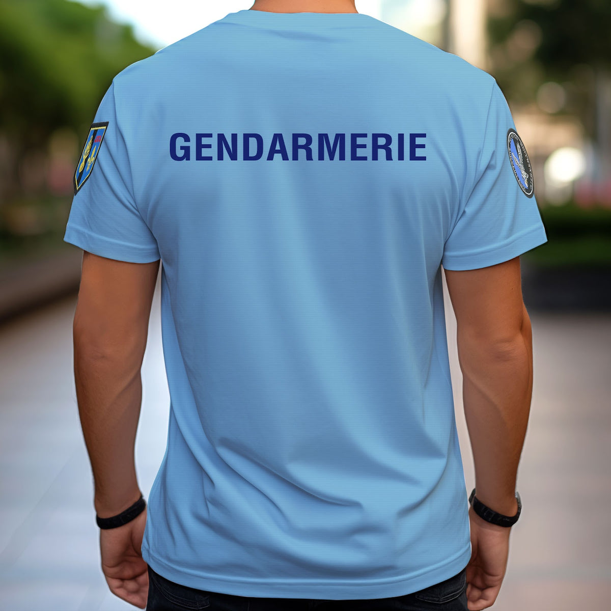 T-shirt Gendarmerie Patrol Equipement Cooldry maille piquée polyester 180 g/m²